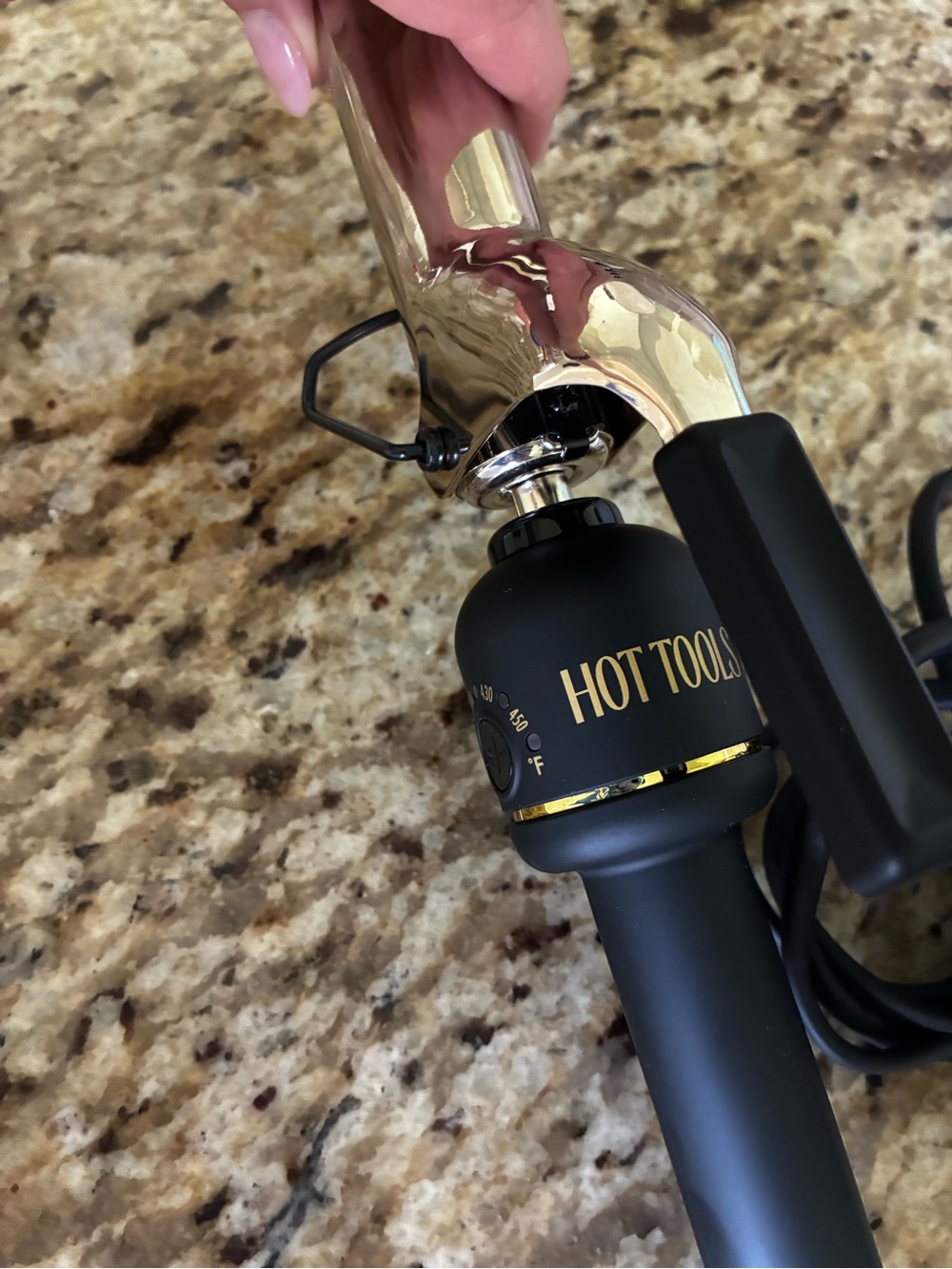 HOT Tools 24K Gold Professional 1" Extended Barrel Curling Iron NWOT - Picture 6 of 7